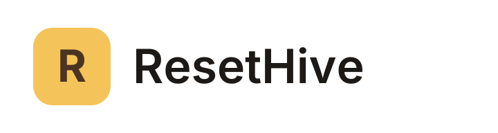 ResetHive horizontal logo